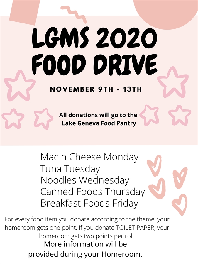 LGMS Food Drive 